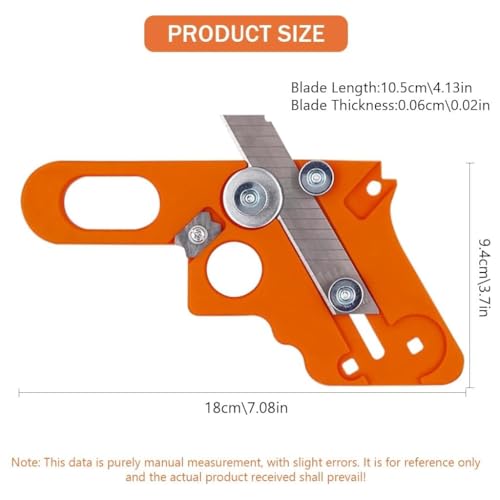 Image of AASONS Combo 3pc Woodworking Edge Banding Tool Set, Edge Banding Glue Applicator Blocks For 10-22mm Width Trim & Trimmer Cutter With Guide Rail & Level, With 10Pcs Blades, For Plywood, Cabinet, DIY
