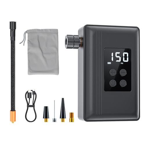 Pompe pneu vélo gonflage rapide écran numérique précision LED léger - 5
