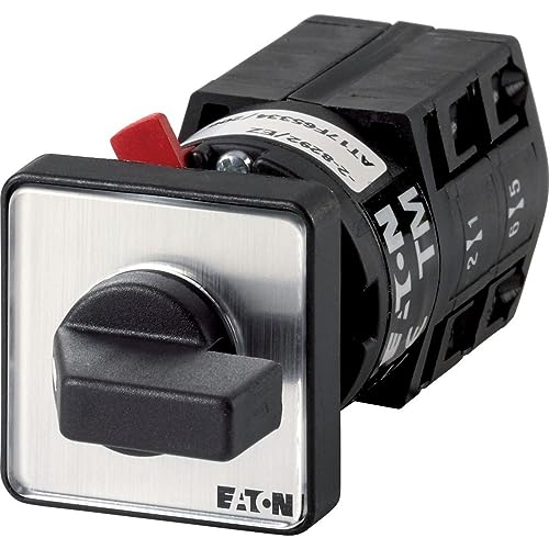 Commutateur rotatif 90° Eaton 045482 à position stable 1-0-2 pour circuit 10A
