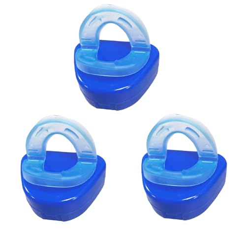 Genérico 3 Pieza Ferula Antironquidos para Dormir, Dispositivo De Avance Mandibular, Protector Bucal Dormir, Anti Ronquidos Ayuda para Reducir Los Ronquidos Y Solución Cómoda para La Apnea del Sueño