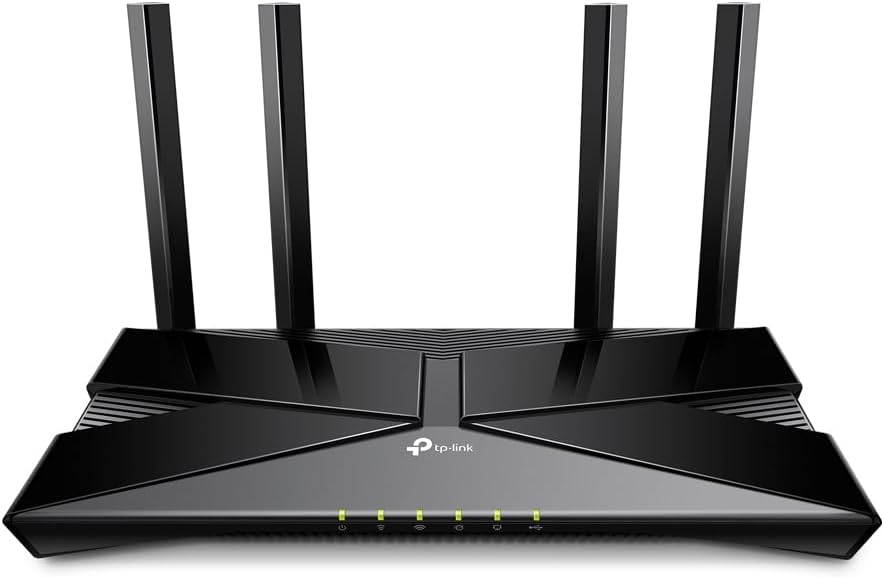 TP-Link - Archer AX3000 Pro Dual-Band Wi-Fi 6 Router - Black (Renewed)