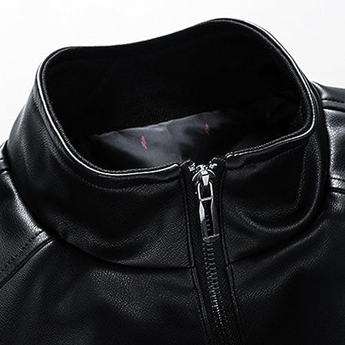 Chaqueta Bomber de Cuero para Hombre miniatura 3
