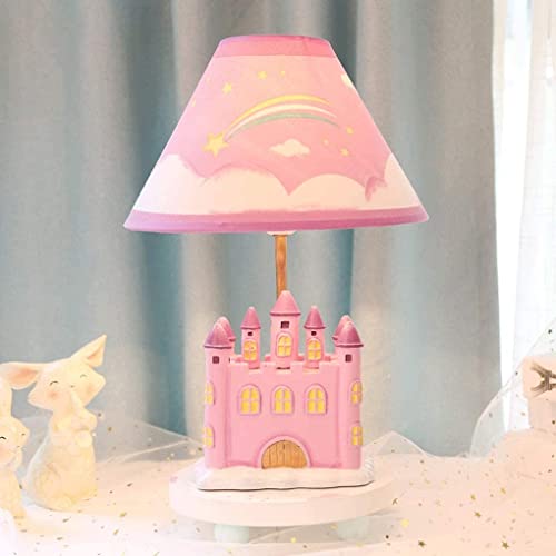 Lámpara de mesa rosa E27 regulable para escritorio infantil de dormitorio 3