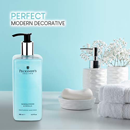 Pecksniff's Luxury Scented Hand Soap, Sandalwood And Vanilla Moisturizing Hand Wash, 16 Fl Oz. #TOP4