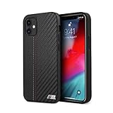 bmw oem apple iphone 6 snap-in adapter Farbe: Schwarz BMW M-Collection PU Carbon Stripe (Vertikal) Hard Cover für Apple iPhone 12 Mini (5.4) - Schwarz