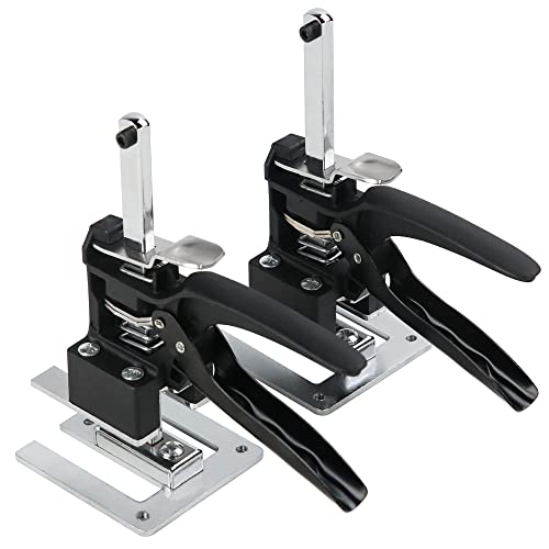 2 Packs Hand Lifting Tool Jack，Labor-Saving Arm Jack, Wall Tile Locator, Up to 265 lb, Multi-Function Height Adjustment Lifting Device, Door Panel, Board Lifter, Wall Tile Height Adjuster