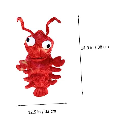 Disfraz de langosta rojo para perro talla S lavable miniatura 2