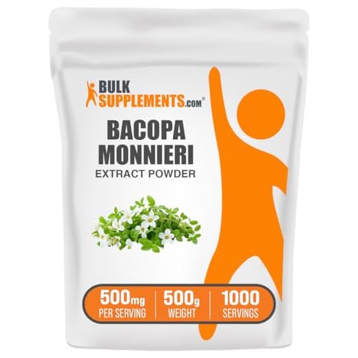 BulkSupplements Bacopa Extract Powder Supplement