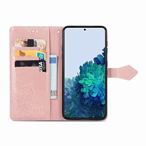 Coque rigide Samsung S22 5G antichoc fine étui protection or rose