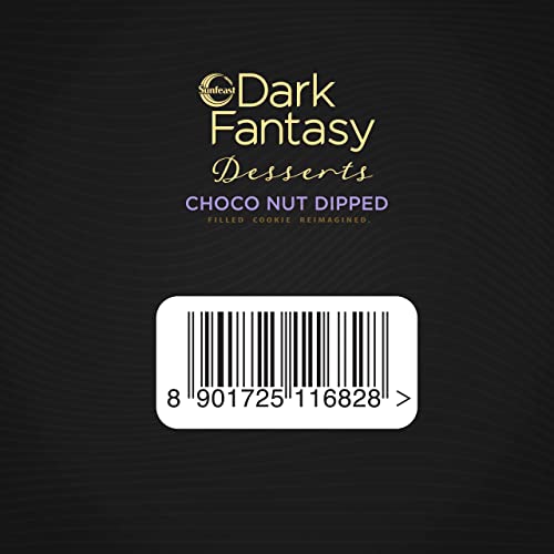 Image of Sunfeast Dark Fantasy Choco Nut Dipped Cookie, Choco Filled With Hazelnuts,100g. (Pack of 2)