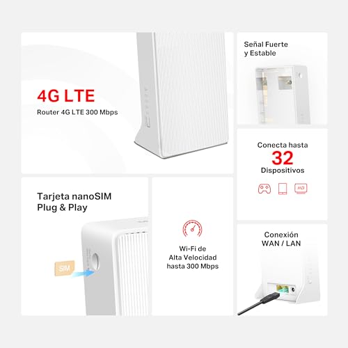 Router Wi-Fi MERCUSYS Alto Rendimiento 300 Mbps - Imagen 3
