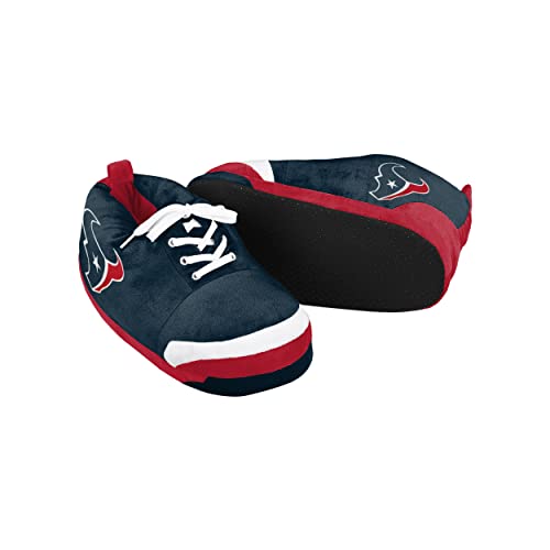 Image of FOCO Mens NFL Team Logo Plush Oversized Sneaker Slippers