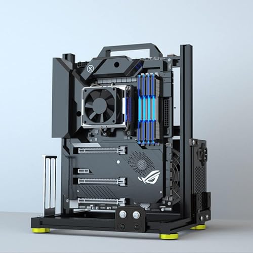 PC Creative Assembly Frame Test BenchOpen Air Frame Case DIY Computer Motherboard Case Rack ITX ATX MATX/EATX Open Aluminum Frame Chassis (ATX)