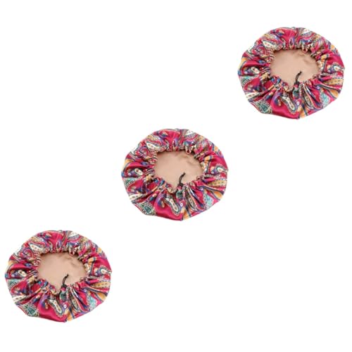 Bonnet de chimio double couche BESPORTBLE en teinte wine pour protection des cheveux