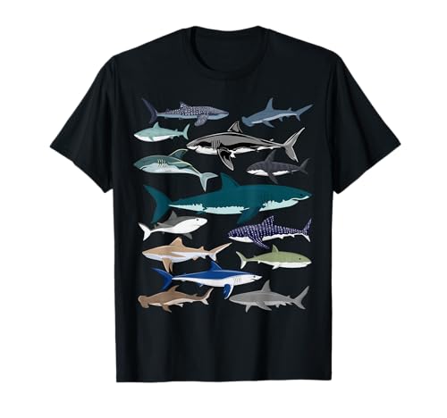Design de requin amusant pour les amateurs de requins qui aiment pêcher les requins T-Shirt