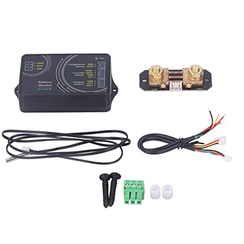 Testeur de moniteur de batterie 12V 24V avec voltmètre ampèremètre et wattmètre