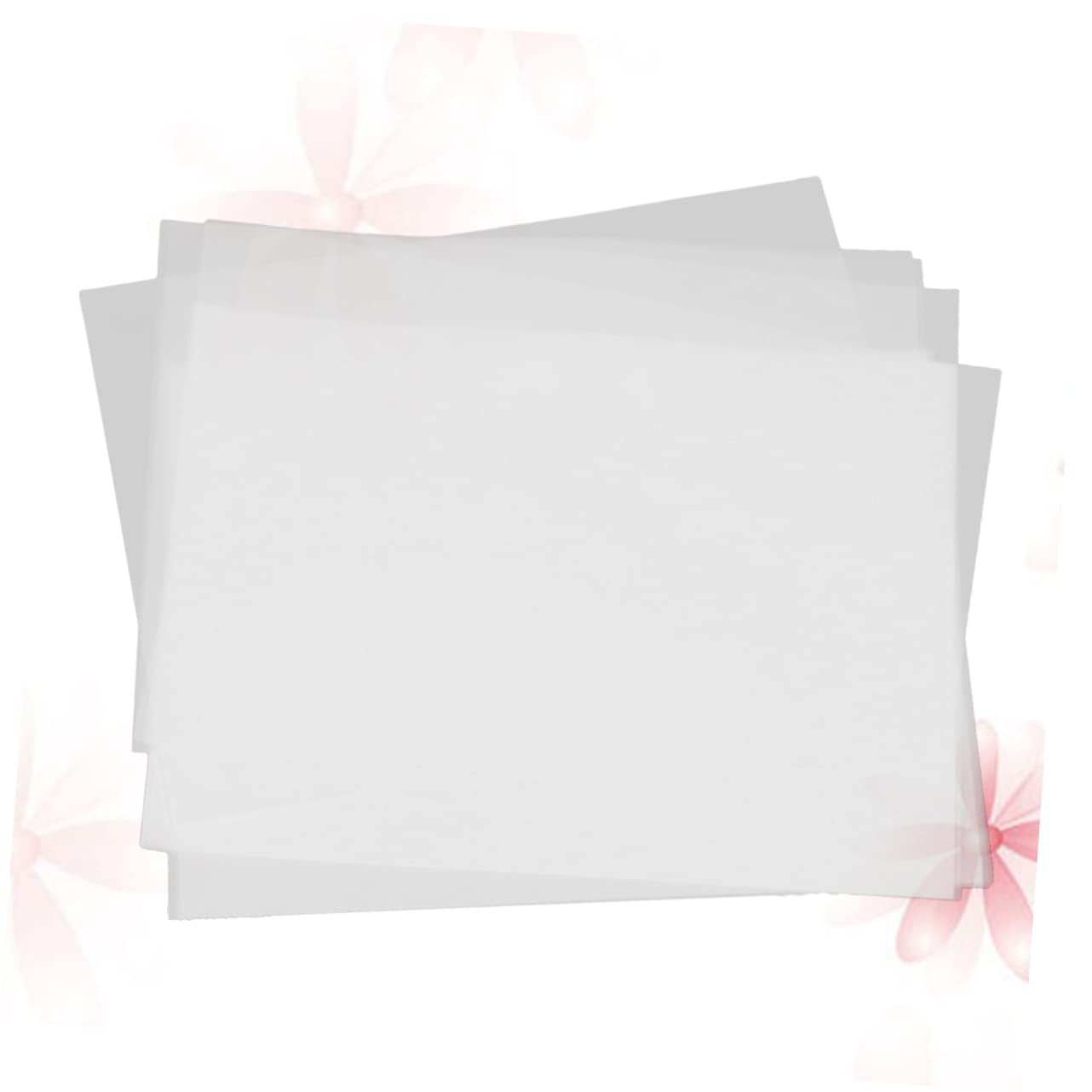 STOBOK Carta da Disegno Traslucida, 100 Fogli Spessi per Tracciatura, Calligrafia e Uso in Industria Grafica Carta Bianca Resistente