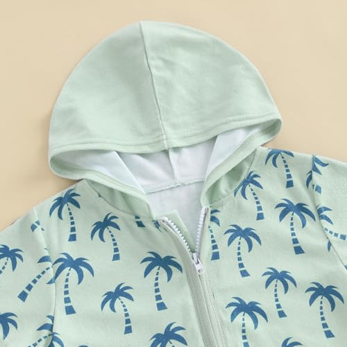 Girls Boys Terry Cloth Swim Cover Up Zip Up Bathing Suit Coverup Wraps Print Toddler Pool Beach Robe Cover Ups Kimono4