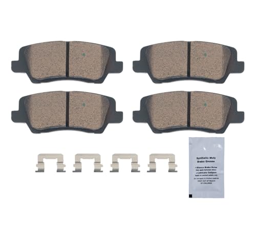Image of HUSCH D1839 Rear Ceramic Brake Pads Kit Fit For Cadillac ATS 2016-2019