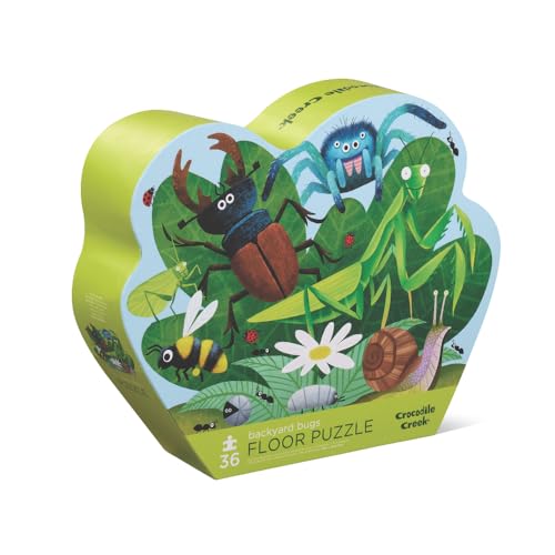 Crocodile Creek 36 Stück geformte Puzzle/Backyard Bugs