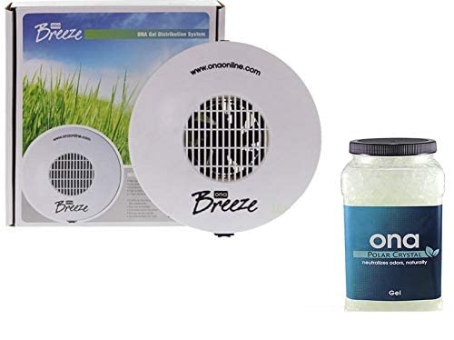 ONA Breeze Fan & ONA Gel - 1L, 4L Jar & 4L Buckets Odour Eliminate (ONA Breeze + Pro Gel 4L Jar)
