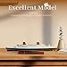 SEBUNAS 1/1250 SS France Cruise Ship Model Classic Alloy Metal Die-cast Boat Model Legendary French Ocean Liner with Wood Grain Display Stand Suitable for Collection or Gift for Adults