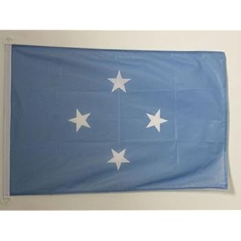 Amazon Com 3 X 5 Bandera Estados Federados De Micronesia Banner Pennant Islas Del Pacifico Jardin Y Exteriores