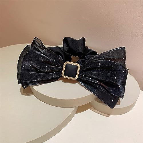 Serre-tête en fil de strass brillant étoile pour queue de cheval basse