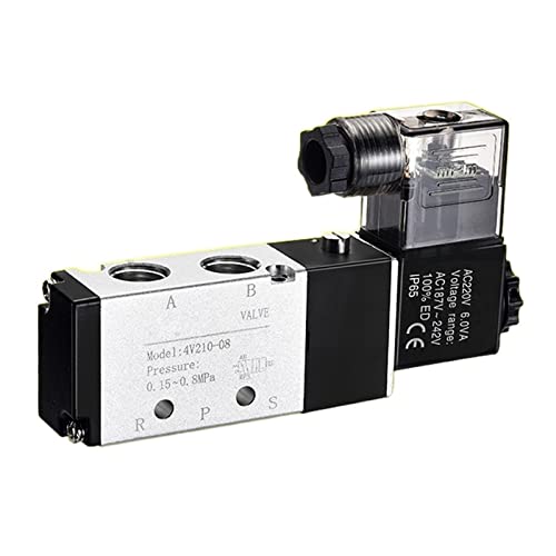 Vanne magnétique 4V210-08 pour réparer circuit d'air comprimé 5V - 2