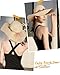 TOBEHIGHER Beach Hats for Women, Wide Brim Sun Straw Hat for Women, Sun Hat UPF 50+ UV Protection, Medium, Beige Flower Strap