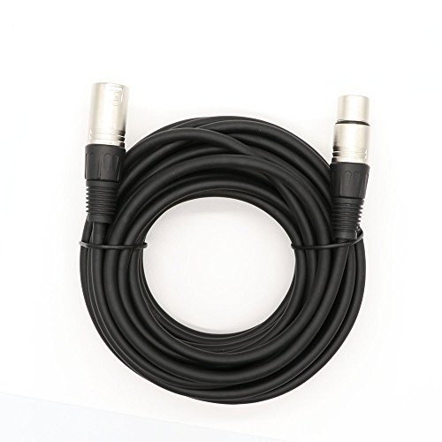 Dremake Audio 25 Foot Xlr To Speaker Snake Cable-3Pin Xlr Male To Xlr Female Balanced Cord For Microphone, Stage, Dj, Pro, Studio Cable - Black #TOP4