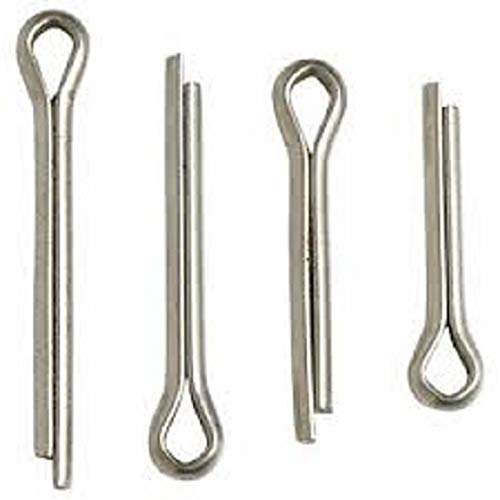 1,000 x Split Cotter Pulley RETAINING PINS BZP 25mm x 1.5mm 1
