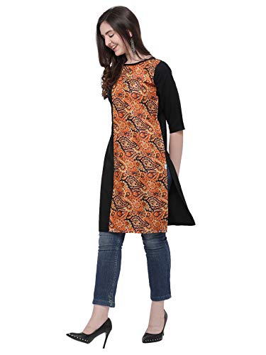 Image of Sanisa Women's Crepe Digital Printed Kurta
