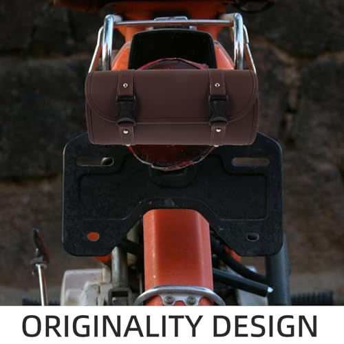 Bolsa Lateral Organizadora para Herramientas para Motocicleta VALICLUD Café Resistente miniatura 7