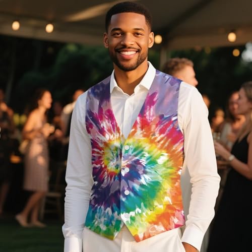 Men's Suit Vest Slim Fit V-Ncek 4 Buttons Business Formal Dress Plus Size Tuxedo Vest Waistcoat with Pockets S-4XL4