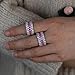 ATJMLADYJEWELRY US Size 6 7 8 Pink White Cubic Zirconia Cz Eternity Band Fashion Full Finger Ring For Women (7)