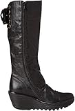 Doublure en cuir lisse Fly London Yust, Bottes Femme, Noir Black 029, 42 EU