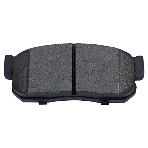 Image of TRQ Rear Brake Pad and Rotor Set Semi Metallic Solid Rotors Compatible with 1991-2001 Infiniti G20 1993-2001 Nissan Altima 2000-2001 Sentra