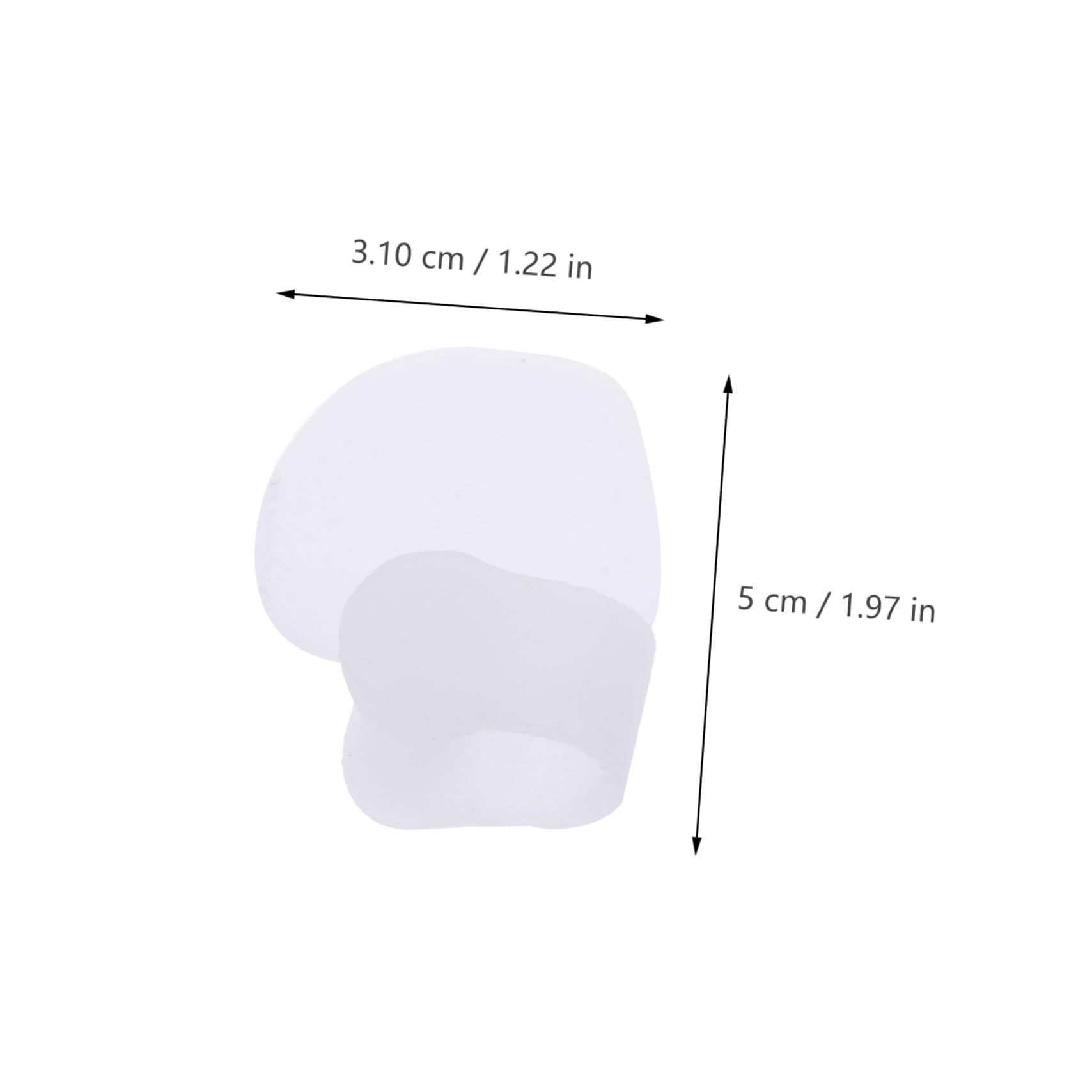 Beavorty 1 Set 10 Pairs Silicone Separators for Hallux Relief Adjuster Stretcher