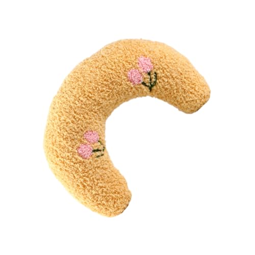 Luxshiny 字型ペット用クッション 首保護付き 柔らかい猫犬用寝枕 快適な睡眠サポート 洗えるリユーザブル素材