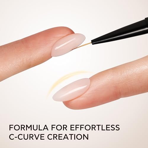 Bluesky Rubber Base Coat 10ml – Gentle Whisper - BNR03, Base Gel for Nails, Strengthening Gel Base Coat for 21 Day Manicure, LED UV Lamp Required