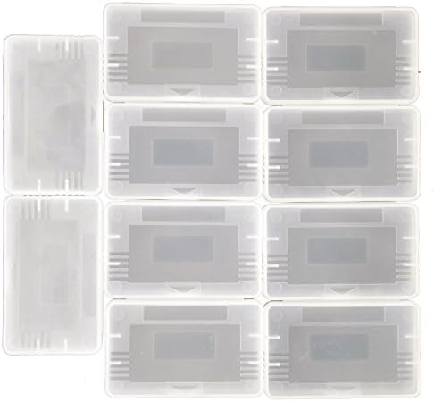 Ninthseason 10 Pcs/Lot Clear Plastic Game Cartridge Card Box Case Cover for Game Boy Gba Sp Gbm