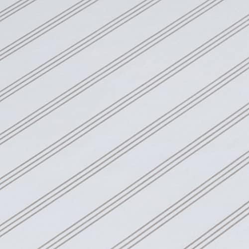 Amazon Basics Fitted Sheet, Taupe Stripe, King
