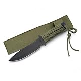 SZCO Spear Point Hunting Knife 10.5 Inch - Camping Knife...