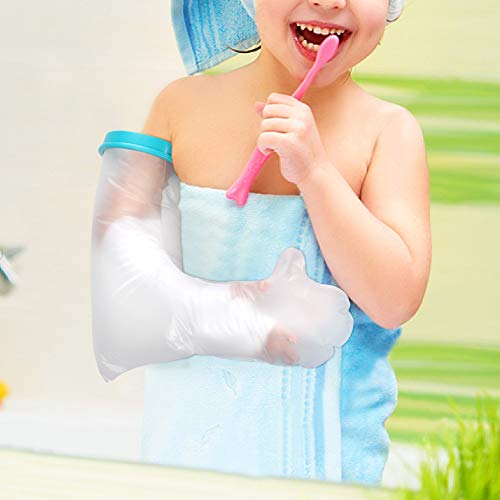 Kids Arm Cast Cover for Shower, Waterproof Shower Bandage and Cast Protector