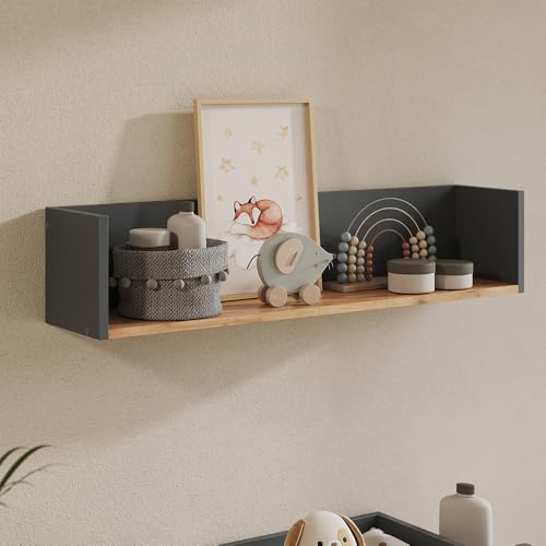 Étagère murale de 93cm robuste pour livres et objets déco - 3