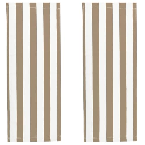 GORGECRAFT Chaise de Plage en Toile Beige pour Patio