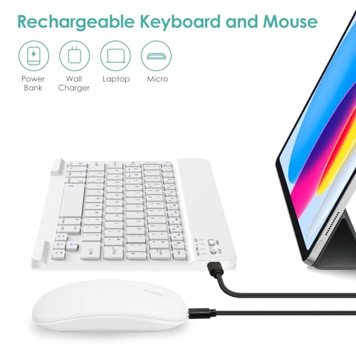 Teclado y mouse inalámbricos LAMA recargables para tablet y portátil 5