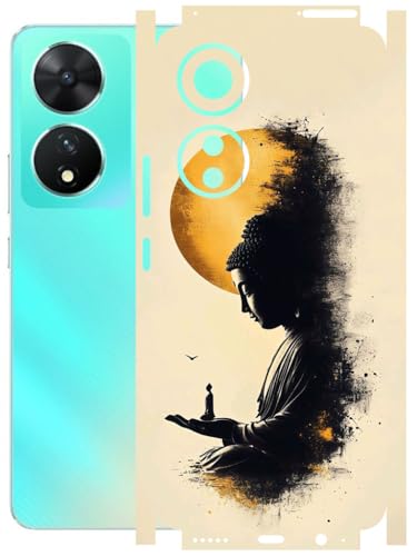 Image of AtOdds - Full Body Back Screen Guard Protector Film - Lamination Wrap Skin Sticker Compatible with VIVO T2 (5G) | Scratchproof Matte Finish (Divine)