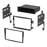 Double DIN Car Stereo Radio Installation Dash Kit with Full Size Pocket Compatible with Nissan 350Z (Dash Kit) 2006 2007 2008